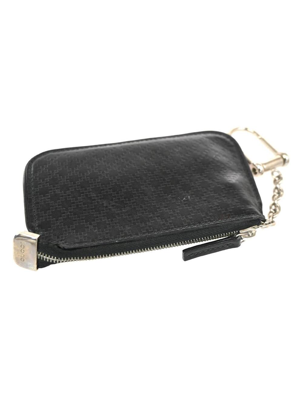 Gucci Logo Diamante Compact Coin Wallet #264506G10B - Picture 5 of 14